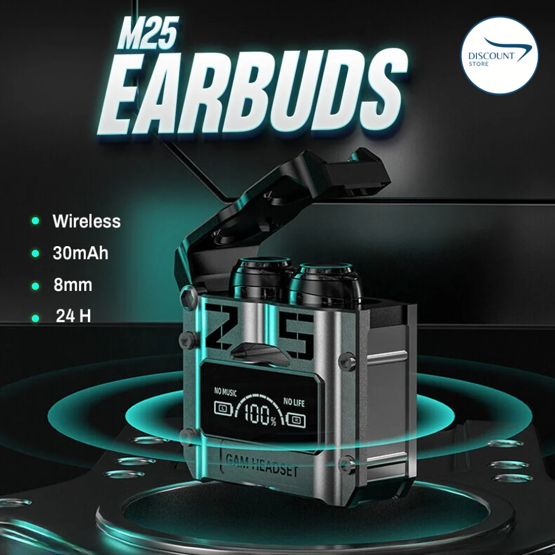 M25 TWS Digital Display Earbuds + WS Ultra 2 Smart watch